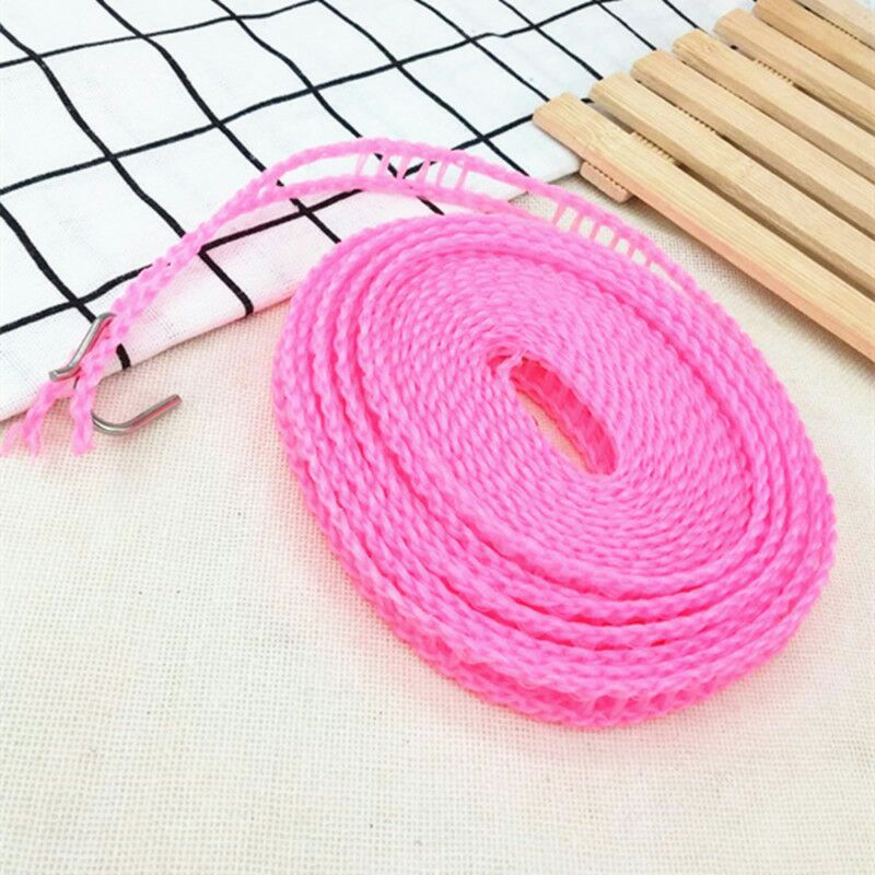 New extended hooked clothes drying rope, 5-meter hooked windproof clothes drying rope, random hanging and drying rope, outdoor nylon rope pic 8
