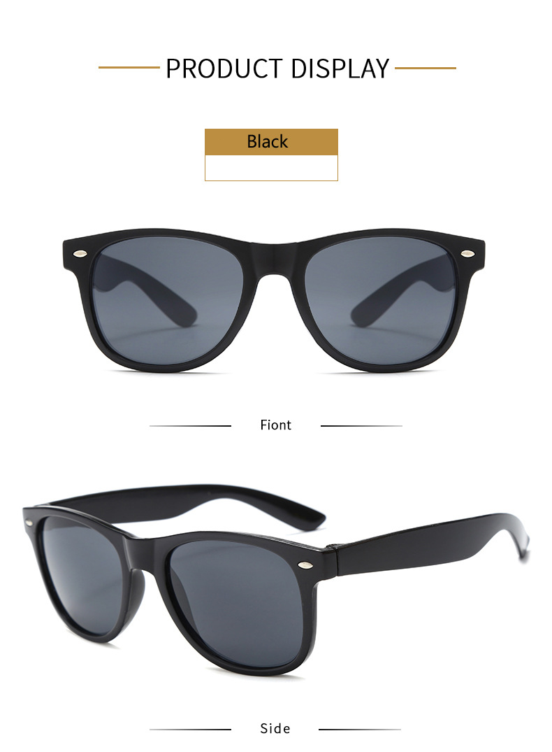 FDA cross-border rice nail sunglasses, customizable Logo promotional gift glasses, street style rainbow party sunglasses for both men and women pic 13