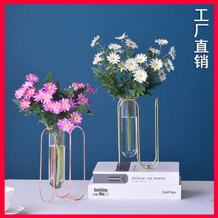 ins北欧简约办公小书架桌面收纳学生桌上简易创意铁艺办公室书立详情4