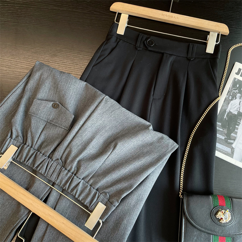 The self-retained w beauty Hidden meat creates a super model leg shape with a high waistline design, versatile and slimming suit pants and casual pants pic 34