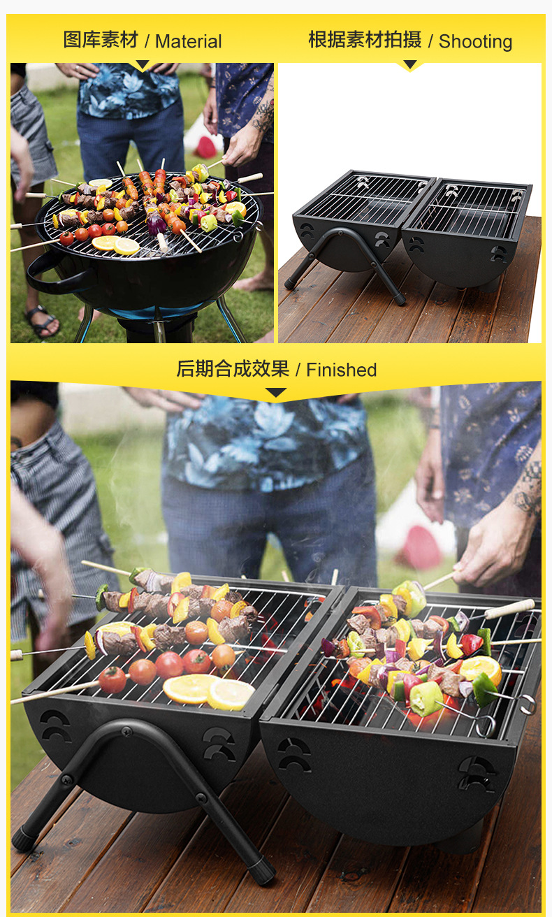 亚马逊跨境电商户外露营类产品白底图详情视频拍摄影设计制作服务详情29