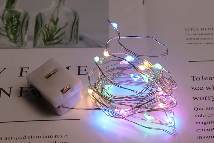 LED string lights, origin and supply of light-emitting three-function flashing lights, cake decorative lights, flower shops pic 12