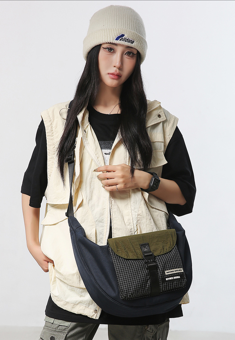 WEPOWER新款饺子包 男女通用时尚单肩包 轻便户外大容量斜挎包 百搭潮流其他分类详情17