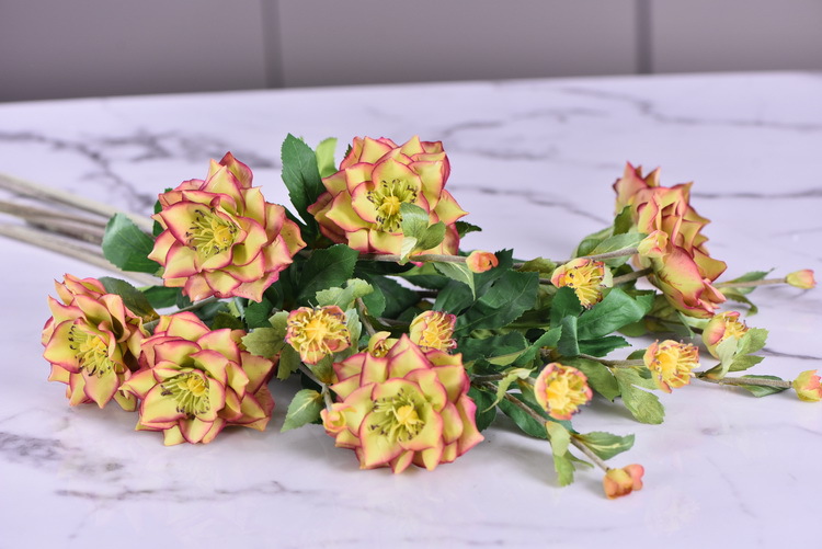 Dongli Flower Industry Factory directly sells artificial roses, ice mountain roses, home furnishings, hotels, shopping malls, wedding decorations, artificial flower bouquets, and high-end ornaments pic 41