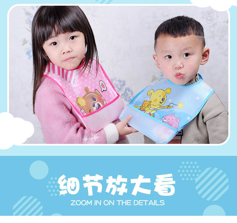 The in-stock manufacturer supplies new types of baby wipes, baby bibs, cartoon feeding bags, portable and no-wash EVA bibs pic 130