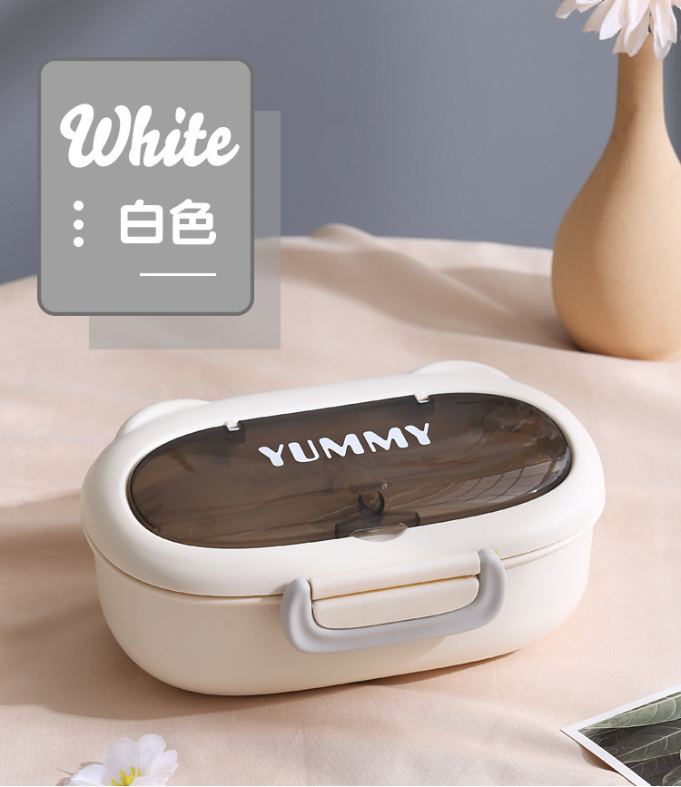 304不锈钢饭盒食品级保温午餐盒 带餐具便当盒微波炉学生保鲜饭盒详情17