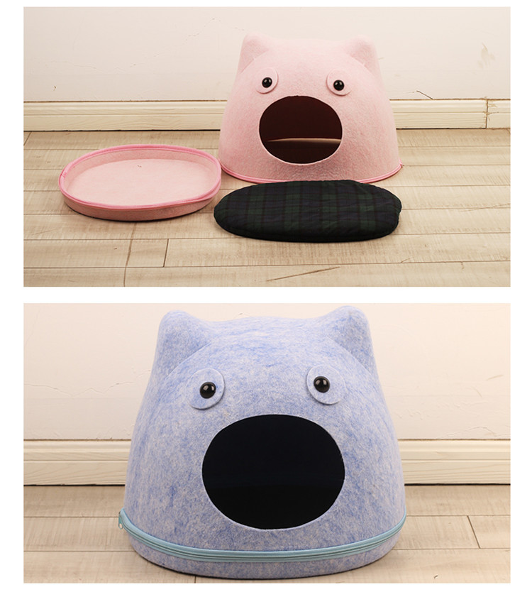 宠物小窝可拆卸清洗布料材质狗狗窝卡通可拆卸清洗A056详情13