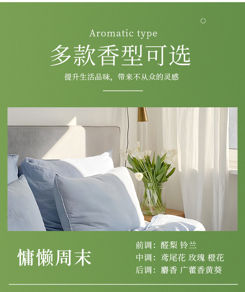 YIWXIU液体无火香薰精油酒店卫生间空气清新剂生日礼物伴手礼批发详情22