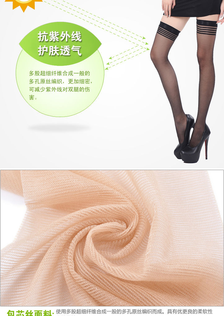 情趣条纹丝袜夜生活  长筒性感螺纹女士情趣丝袜超薄成人袜子批发详情13