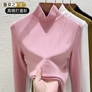 High-count 80-count double-sided mercerized cotton short-sleeved white T-shirt for women in summer, loose round-neck V-neck, versatile T-shirt, 1688 pic 4