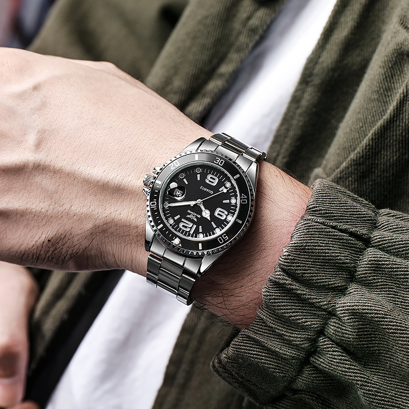 外贸新款时尚简约刻度石英男士商务腕表简约设计休闲百搭夜光男表详情10