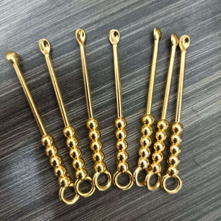 Golden ear spoon E116, golden round ear spoon, metal ear spoon, ear scoop, ear digging machine, 1 yuan wholesale supply pic 2