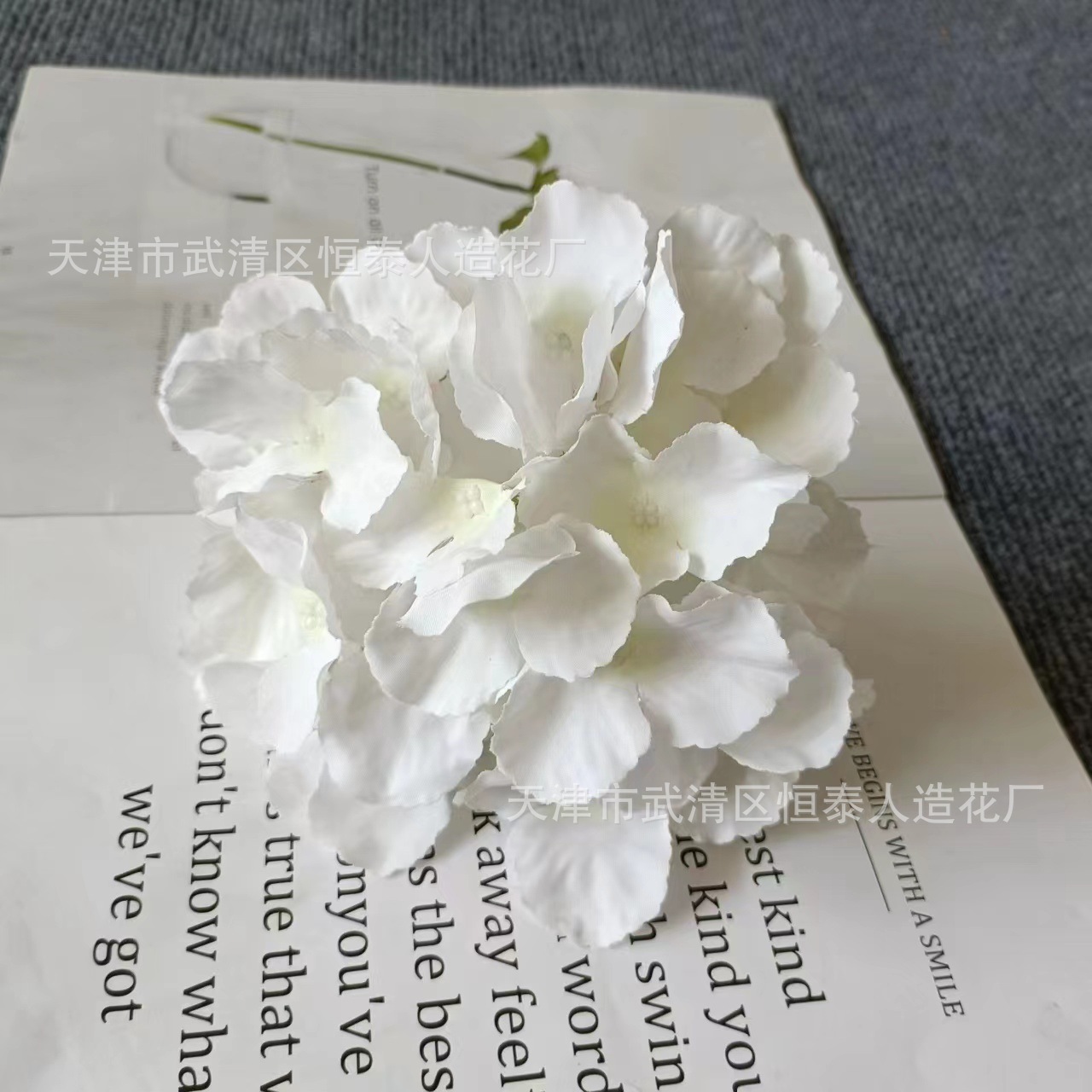 仿真绣球花头27片 婚庆花墙路引装饰花婚礼布置绢花摄影道具假花详情6