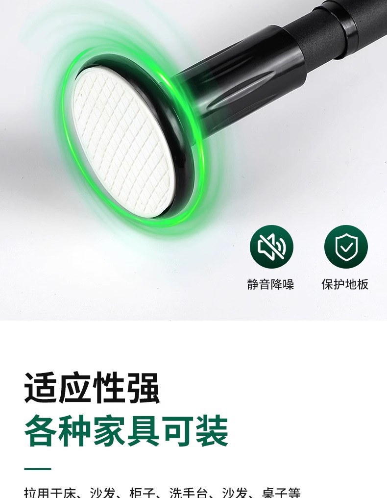 Stainless steel telescopic adjustable support rods, load-bearing support feet, support frames, desk racks, cabinet support columns, fixed pic 11