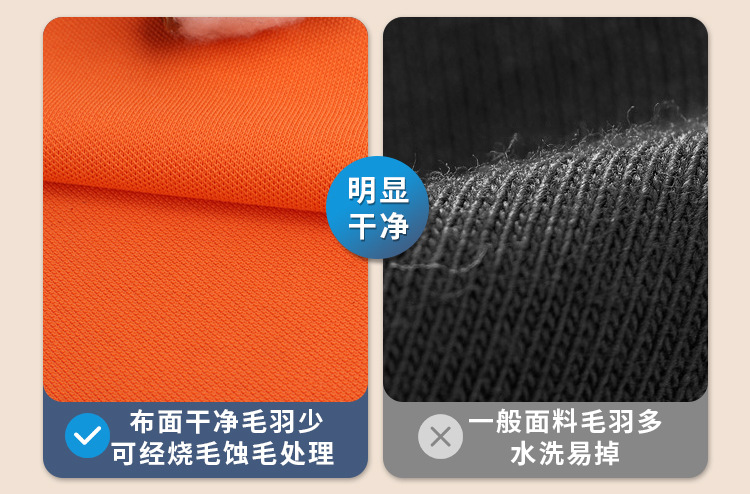 40S mercerized beaded fabric, 200g polyester-cotton beaded mesh fabric, spring and summer school uniform, sports polo shirt, knitted fabric pic 3