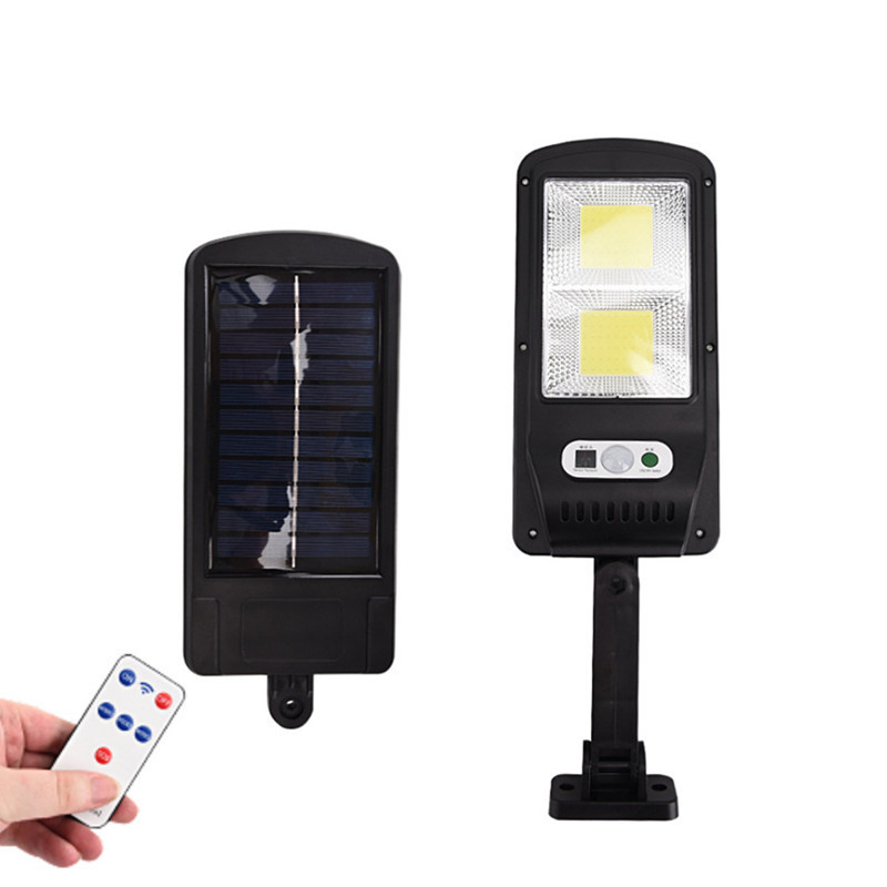 2021 Best-selling COB solar street lamps, wall lamps, human-sensing remote control waterproof outdoor rural household garden lamps pic 3