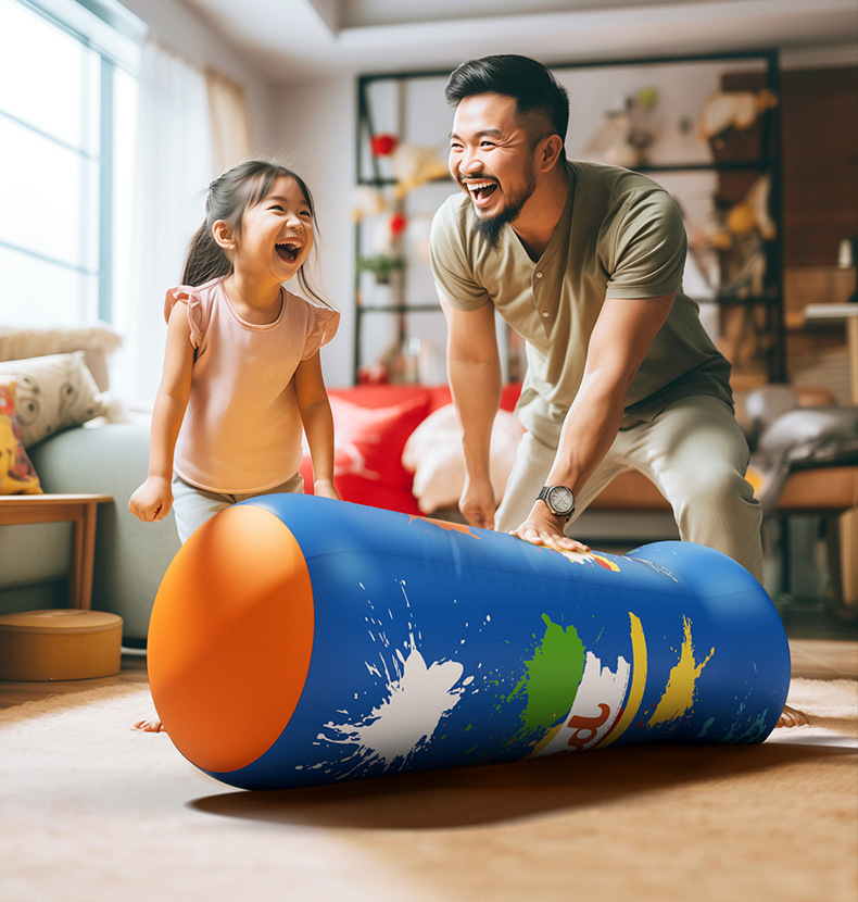 儿童充气拳击柱不倒翁沙包散打跆拳道家用小孩子健身运动拳击沙袋详情17