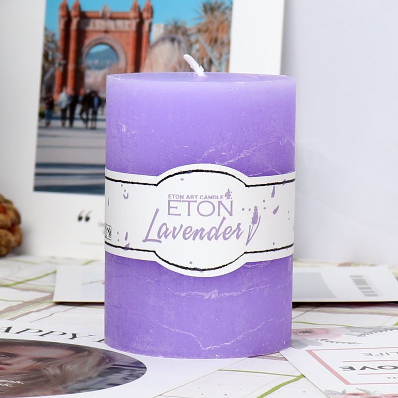 European classic aromatherapy column wax, birthday candlelight dinner, candlestick, Western restaurant, hotel decoration, church smokeless column wax pic 6