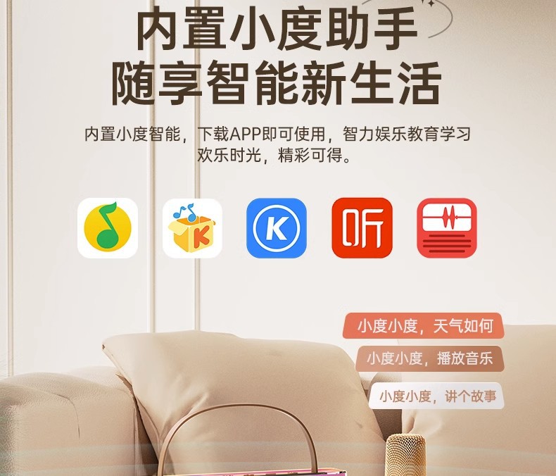 C10 Bluetooth speaker, home wireless karaoke microphone, audio all-in-one machine, high-quality subwoofer for home ktv pic 5