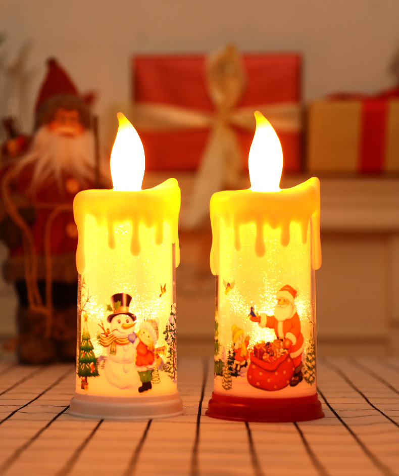 Christmas teardrop candle simulation wax decorative handicrafts and ornaments pic 8