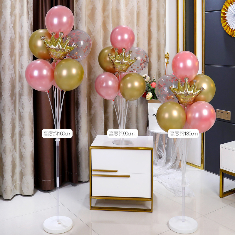 桌飘支架气球立柱结婚婚房场景布置地飘路引汽球底座婚庆用品详情6
