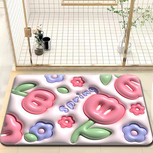 厨房台面沥水垫ins风硅藻泥地垫方形沥水垫餐桌吸水隔热垫批发详情2