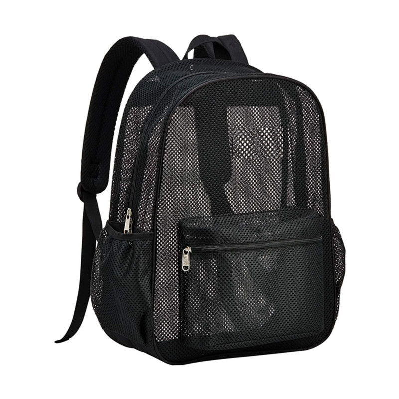 High-load-bearing mesh backpacks, transparent and simple beach bags, and schoolbags are selling well on Amazon and Instagram pic 2