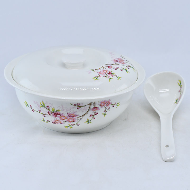 54 Skull Porcelain Tableware set, Chinese peach blossom bowls and plates complete set wholesale, household rice bowls and chopsticks, housewarming gifts wholesale pic 14