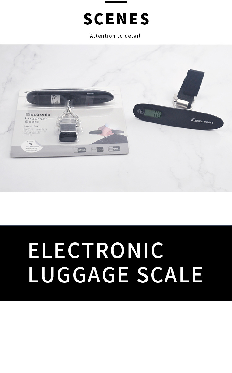 [Cosntant-752E]厂家直销电子行李秤跨境外贸50KG便携式行李称商务出行    电子称详情2