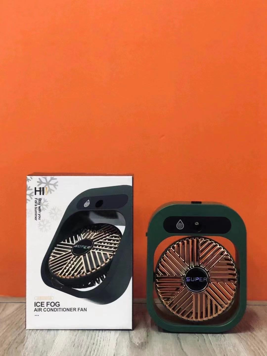 喷雾小风扇加湿器usb大风力静音桌面宿舍迷你降温可充电制冷风扇详情17