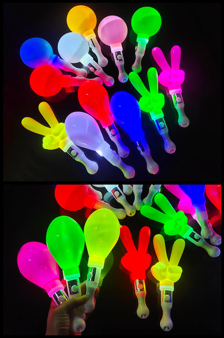 发光明星应援手势荧光棒演唱会助威道具闪光星星爱心棒手灯棒批发详情19