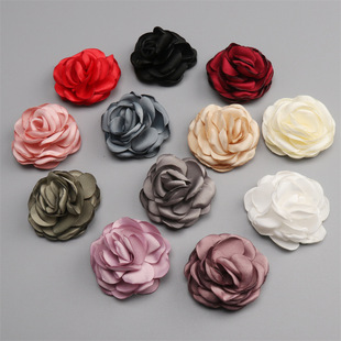 烧边花朵服装辅料衣服婚纱摄影裙子装饰手工diy小花发夹头饰鞋花详情5
