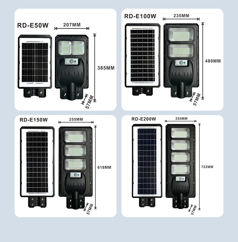 跨境专供 太阳能路灯  太阳能照明灯 户外庭院灯 人体感应防水详情4
