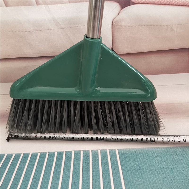 Daily necessities broom and dustpan set combination cleaning supplies, thickened stainless steel rod broom, office broom pic 12