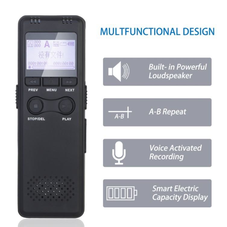 The 32G digital voice recorder supports MP3 players, meetings, classrooms, interviews, cross-border e-commerce and business pic 9