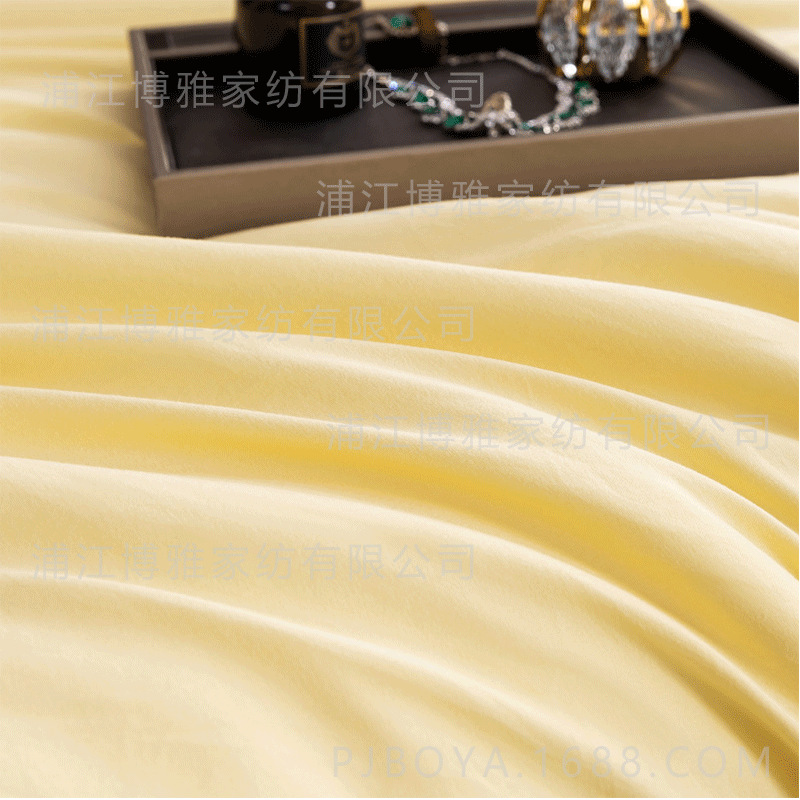 New modern and simple solid-color soybean fiber summer cooling quilts, washed cotton quilts, gift single and double air-conditioned quilts wholesale pic 10