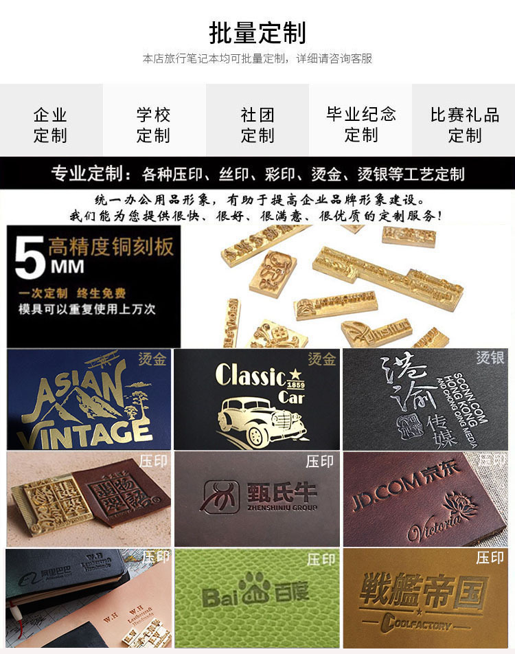个性手工真皮复古牛皮古铜色汽车钥匙扣 创意小礼品工厂 现货批发详情28