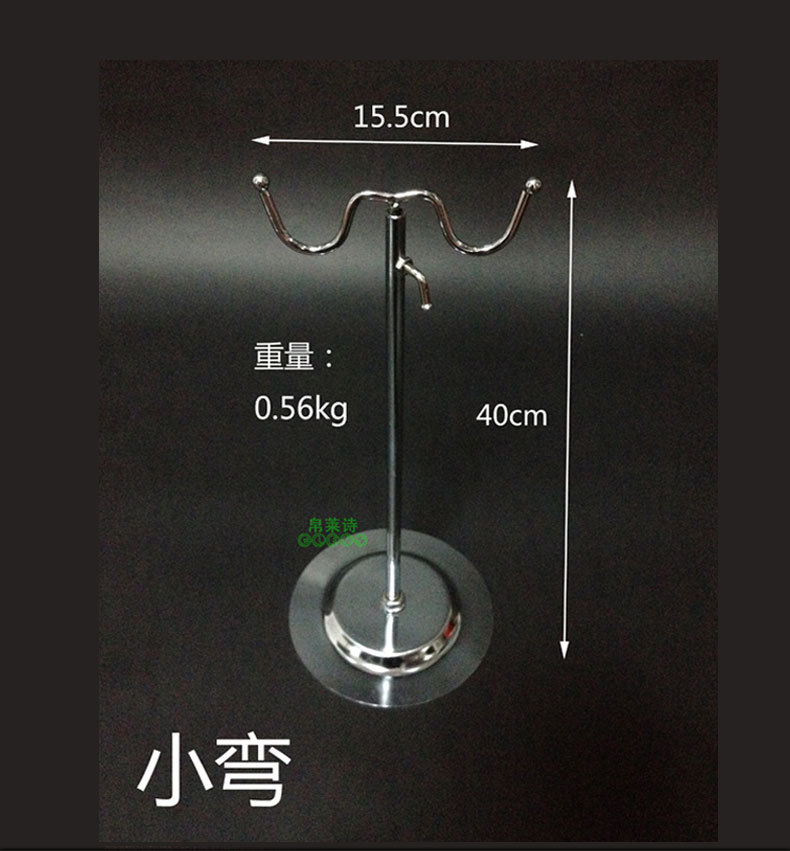 【 Durable 】 Metal bag hanger, four-hook bag display stand, handbag bag display stand pic 13