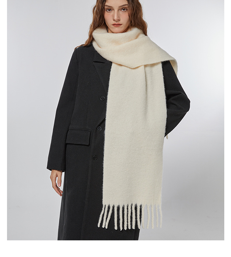 11色20%羊毛订纺纱线小众柔软温柔纯色羊毛围巾冬季防寒保暖围脖详情10