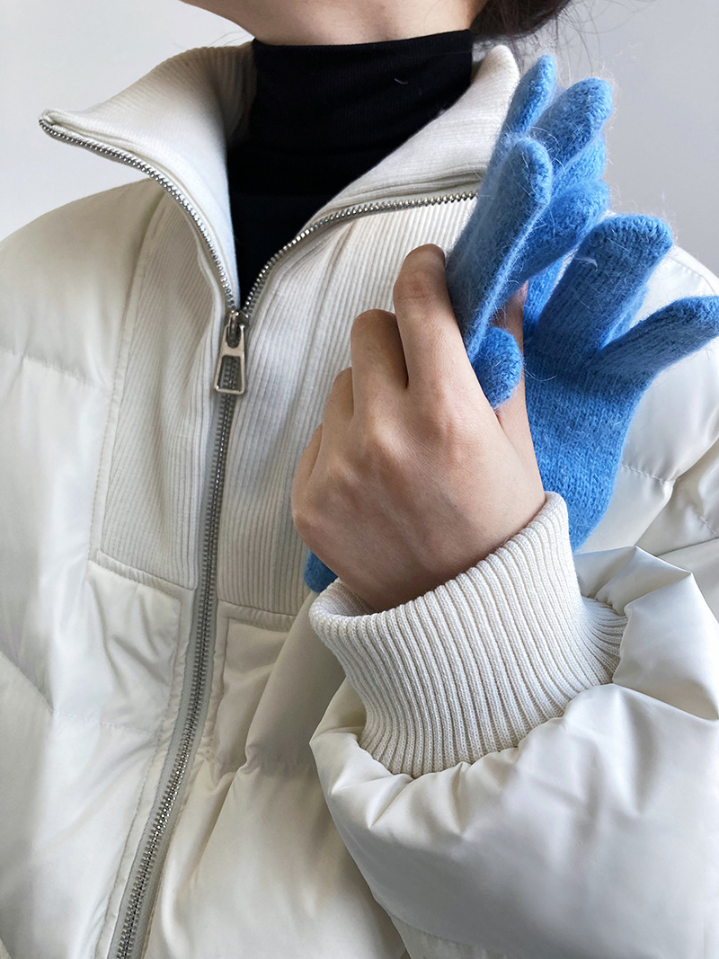 Luxi 2022 New Design sense stand-up collar short Down jacket for petite women 90, white duck down jacket Y33 pic 36