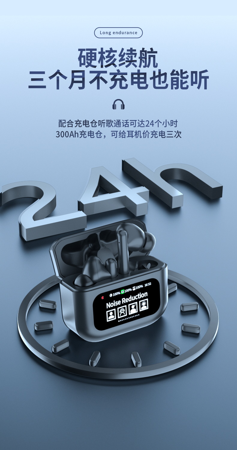 跨境爆款私模YW06迷你无线蓝牙耳机耳塞式运动耳机工厂批发印制lo详情5