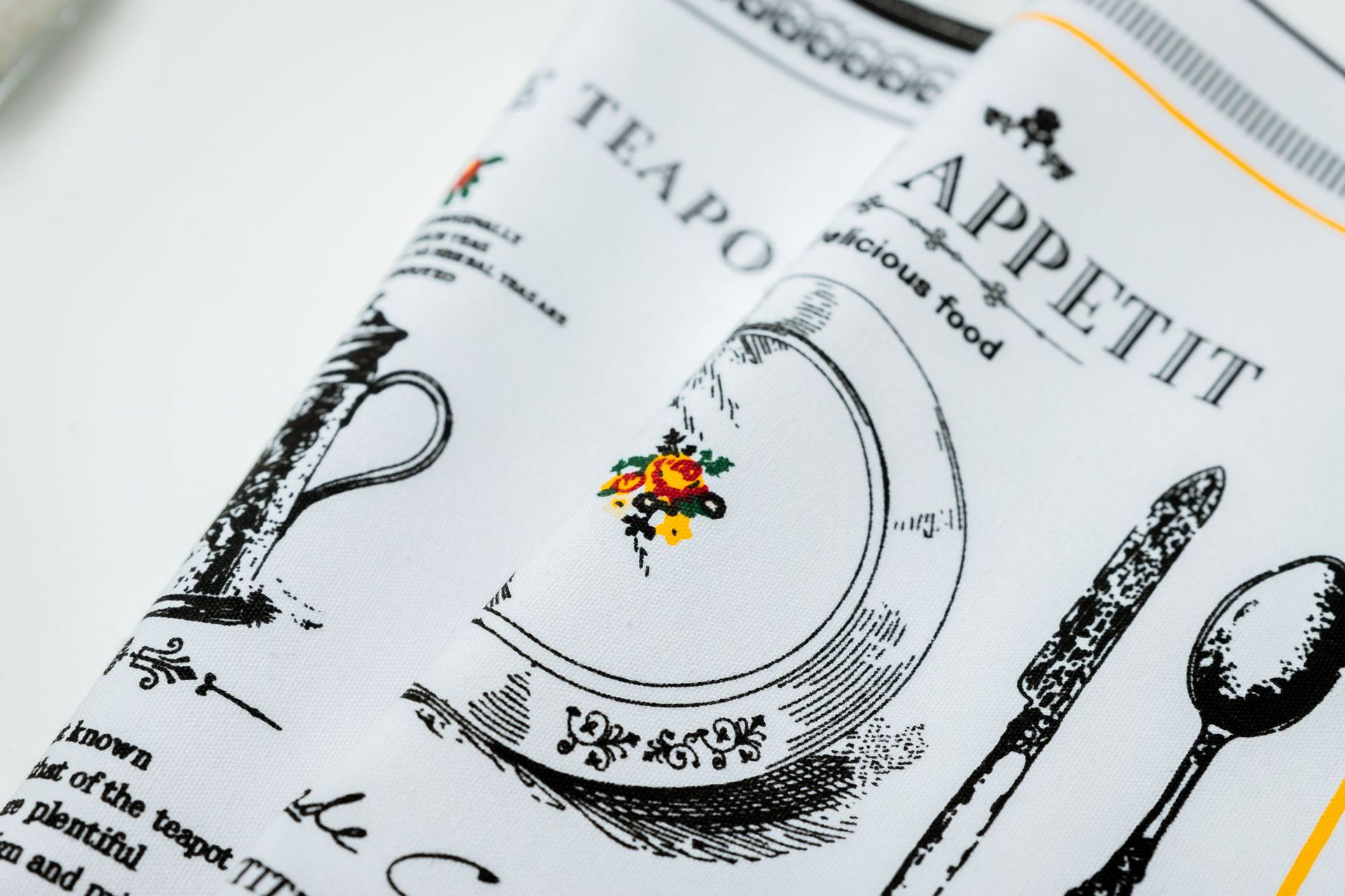 Nordic-style tea towels, placemats, cotton and linen fabric napkins, square home anti-slip napkins, cross-border food background cloth pic 34