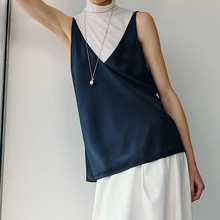 现货OfAki”新中式前后两穿撞色旗袍连衣裙女印花鱼尾背心裙详情13