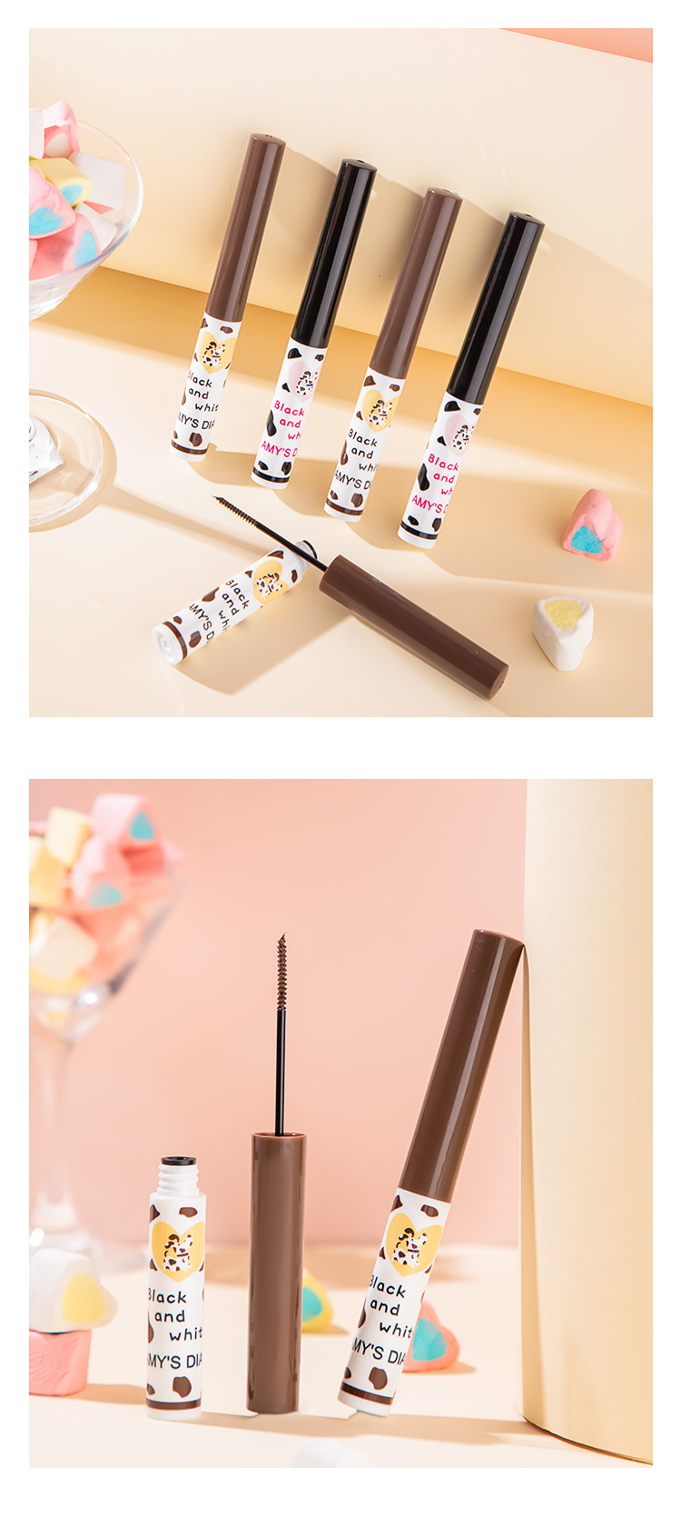 The electric mascara is curly, thick, natural, slender and small. The brush head is waterproof, sweat-proof and not easy to smudge. It is specially designed for export pic 13