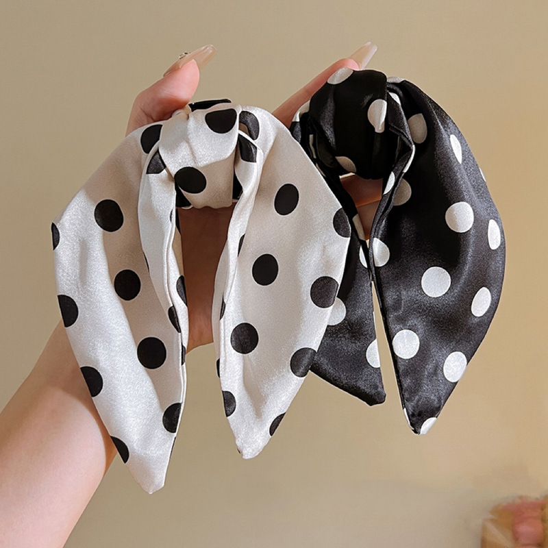 玫瑰的故事刘亦菲黄亦玫同款波点抓夹女高级感后脑勺马尾半扎发夹详情11