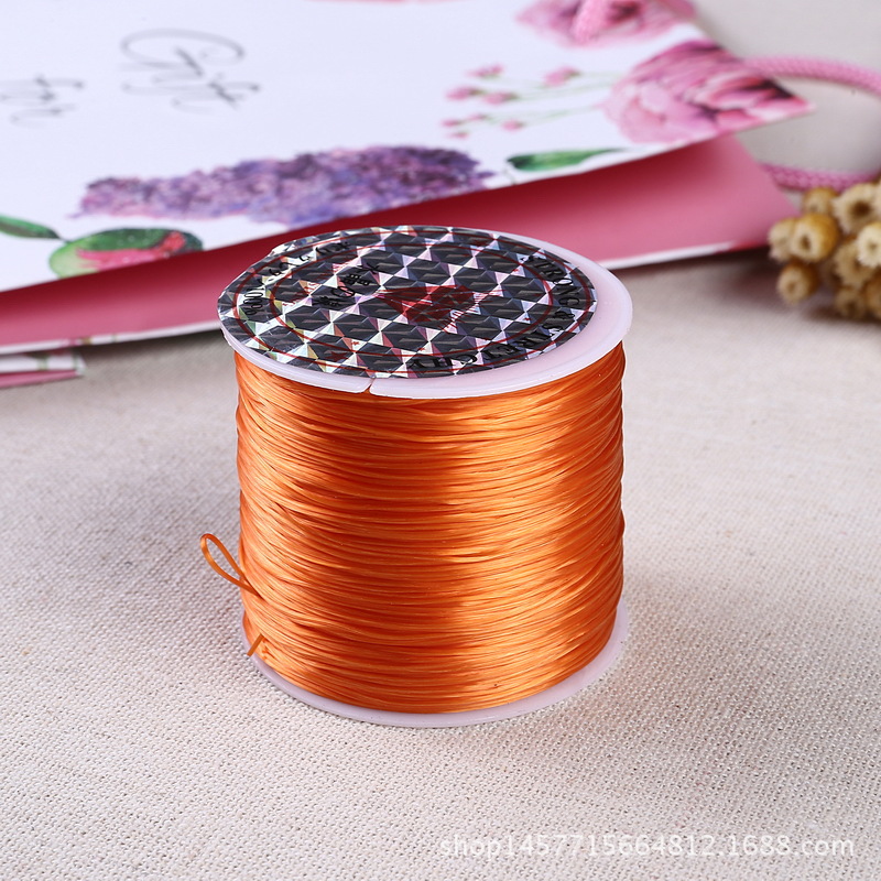 扁形水晶线佛珠弹力线松紧线diy手工编织手链串珠线绳子详情15