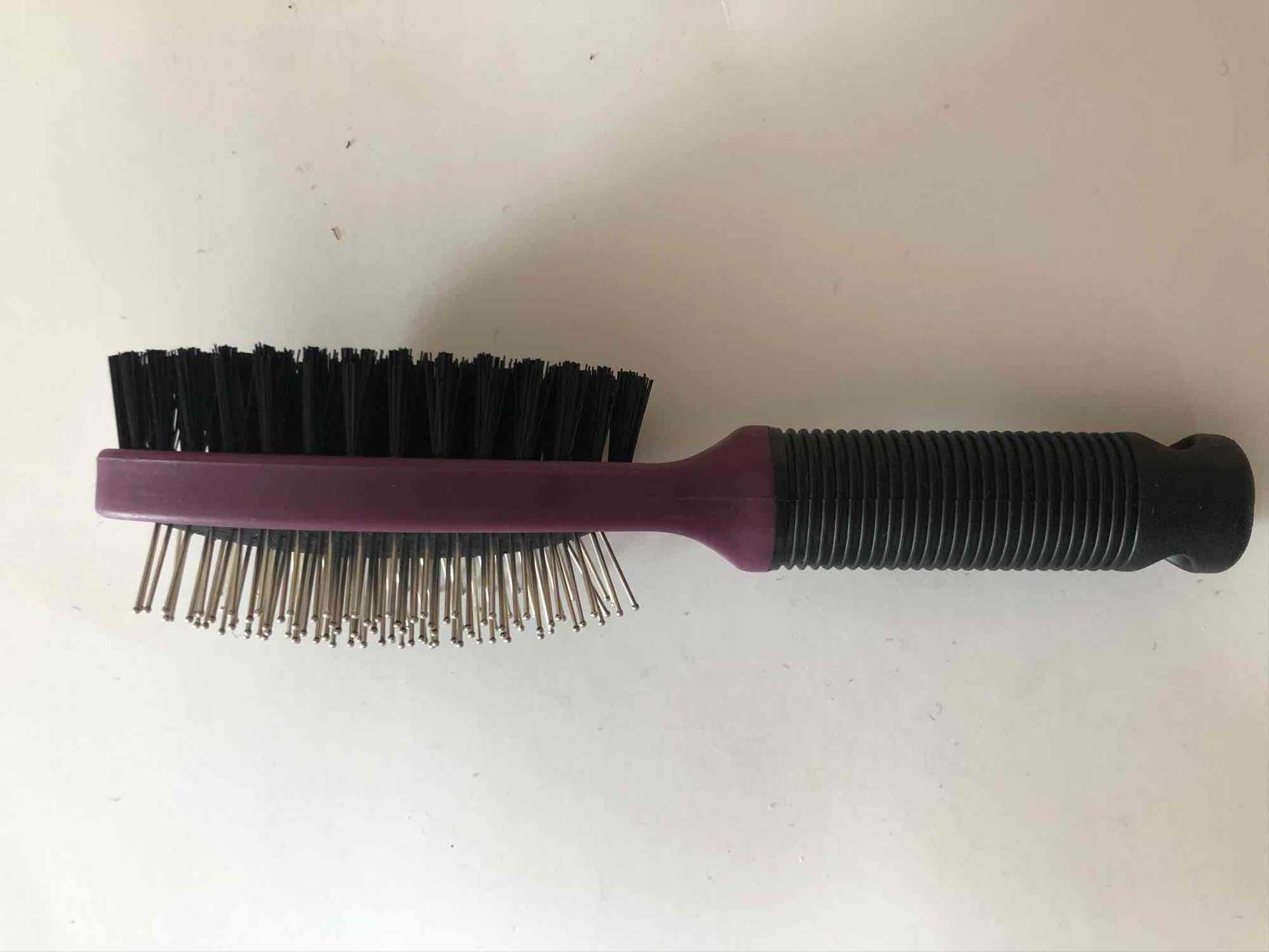 Pet combs, beauty and cleaning supplies, dog hair brushes, double-sided hair removal combs, flea combs, stainless steel combs pic 1