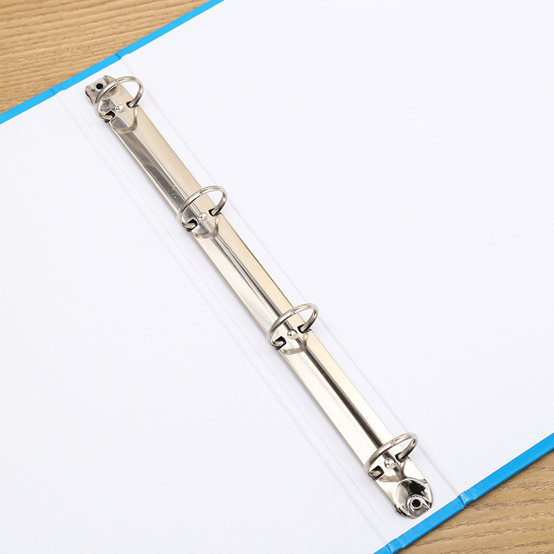 Solid-color single-hole loose-leaf binders, booklets, punched loose-leaf binders, simple storage folders, office supplies pic 18