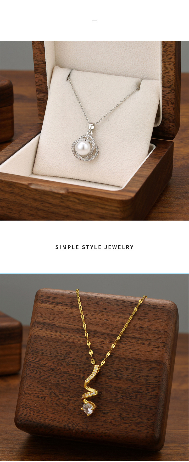 跨境新款钛钢项链女简约时尚个性奢华热卖款女锁骨链饰品现货批发详情9