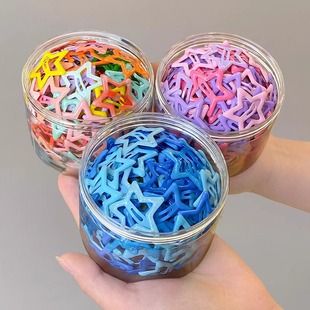 儿童编发彩绳脏脏辫子甜美头饰手工彩带编发绳夏季头绳脏辫发饰女详情7